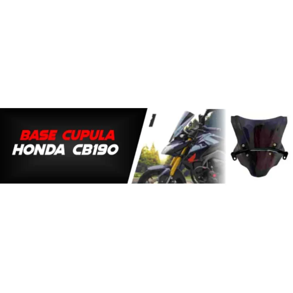 Base Cúpula Honda CB190, vista 2