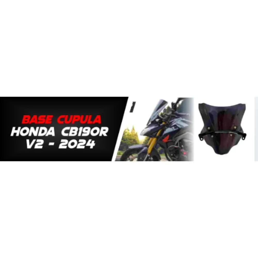 Base Cúpula Honda CB190R V2 2024, vista 2