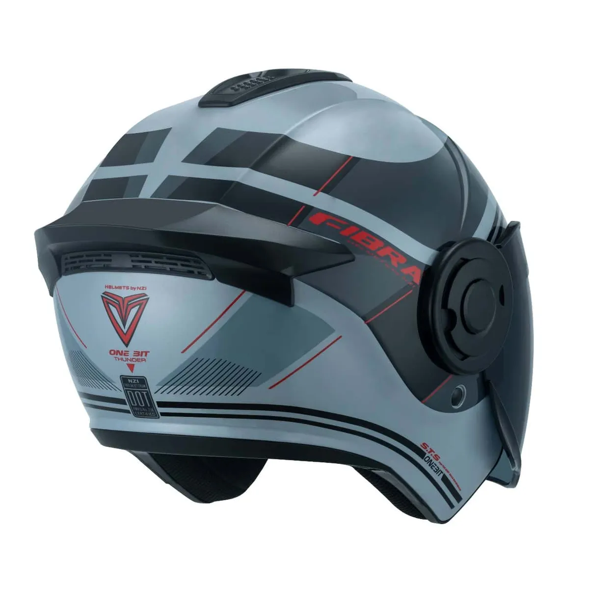 Casco Fibra One Bit Thunder, vista 3