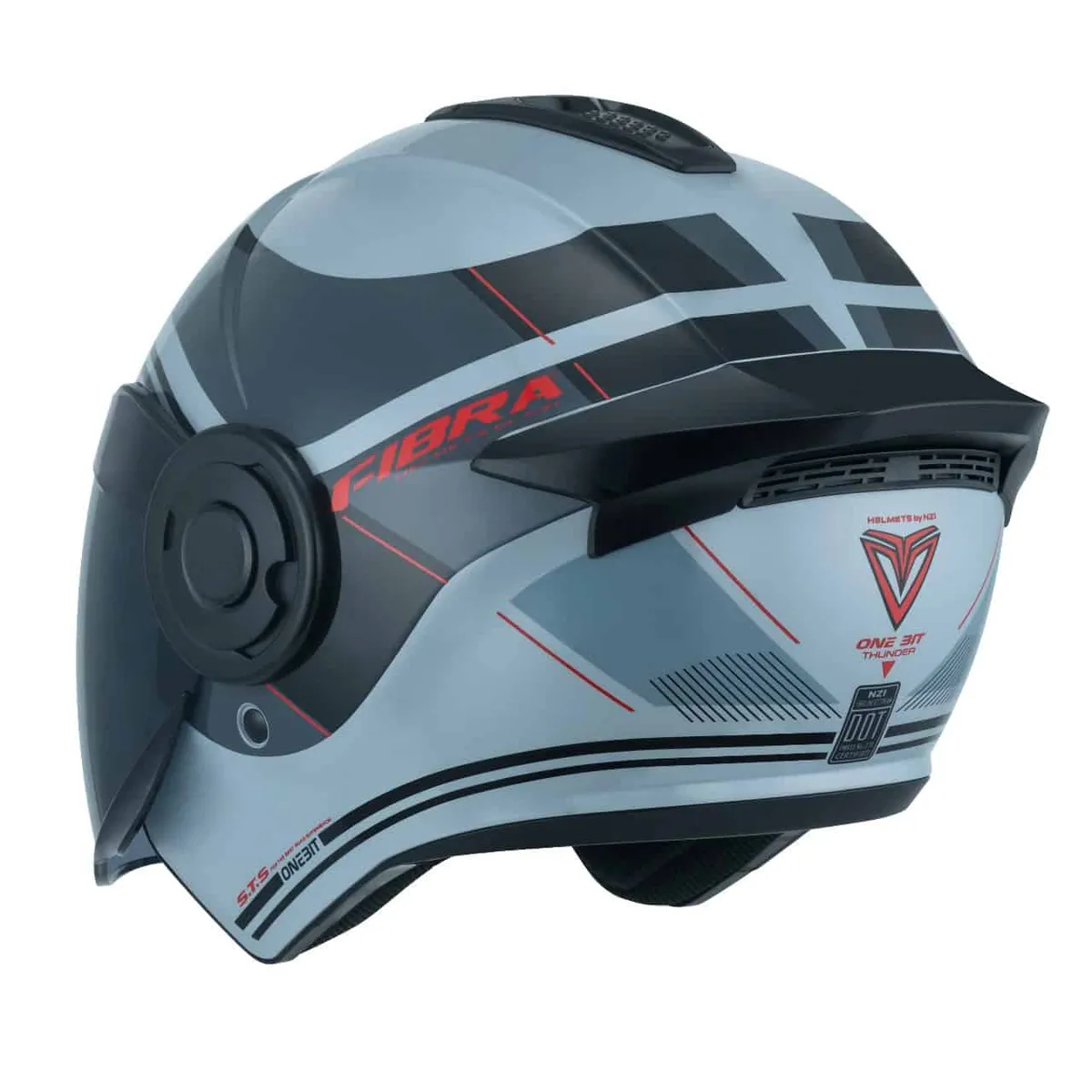 Casco Fibra One Bit Thunder, vista 8