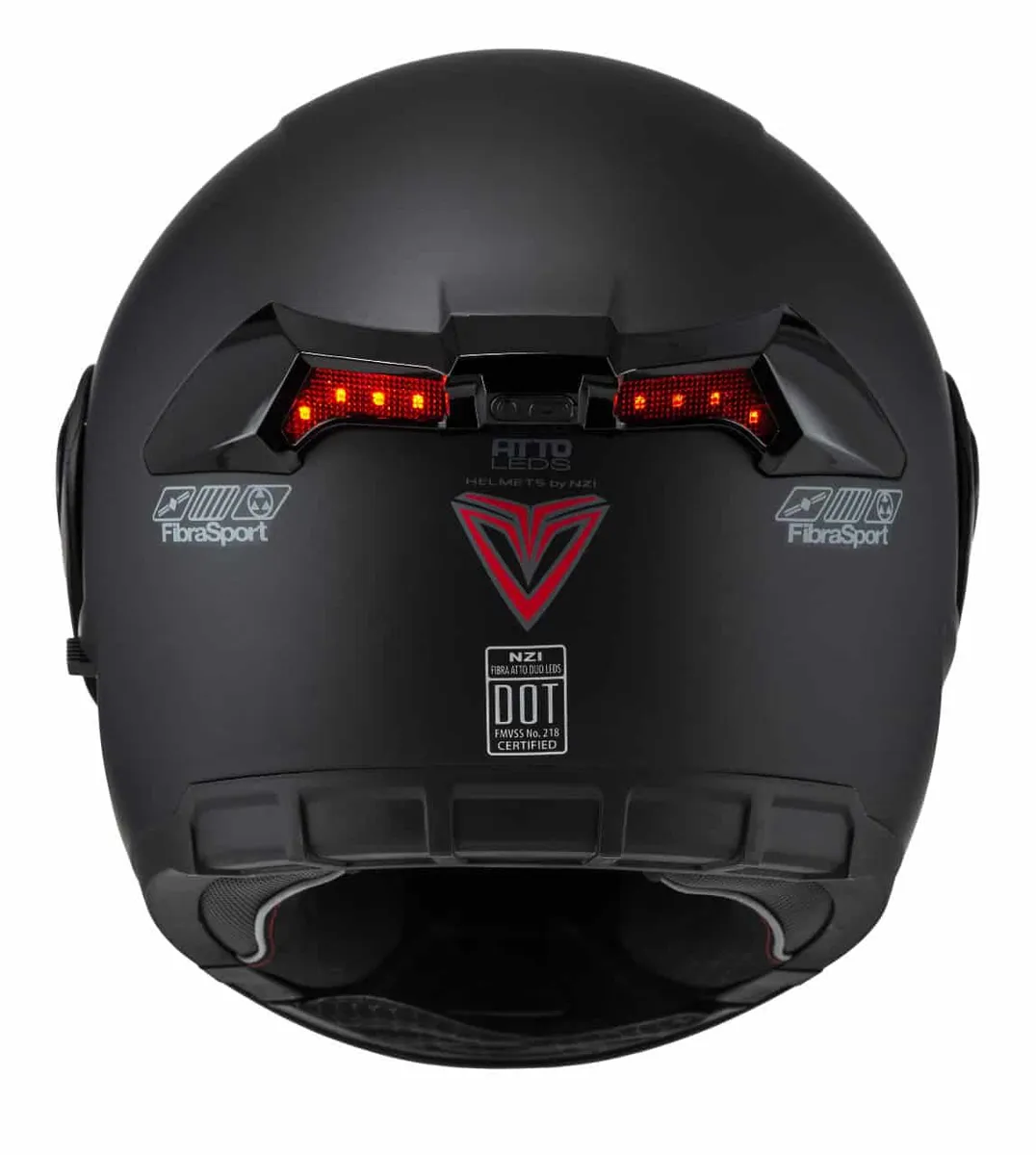Casco Fibra Sport ATTO Duo Leds, vista 3