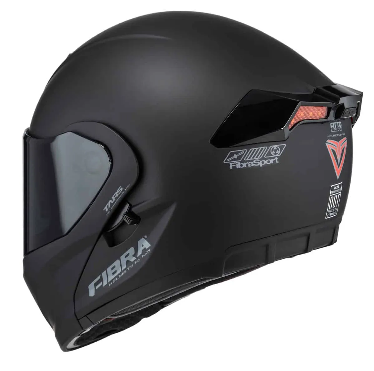 Casco Fibra Sport ATTO Duo Leds, vista 5