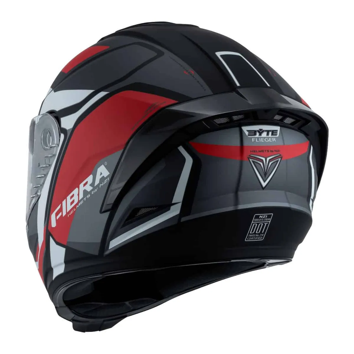 Casco Integral Fibra Byte Stream Plieger, vista 5