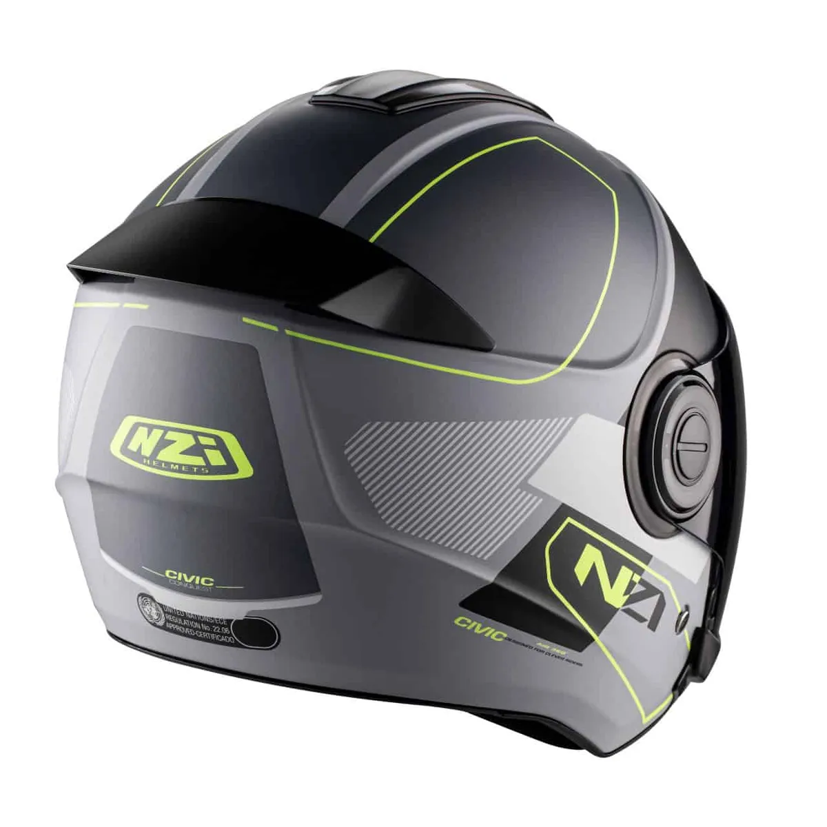 Casco NZI Civic Conquest, vista 3