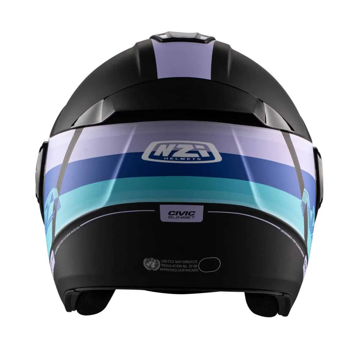 Casco NZI Civic Sunset, vista 3