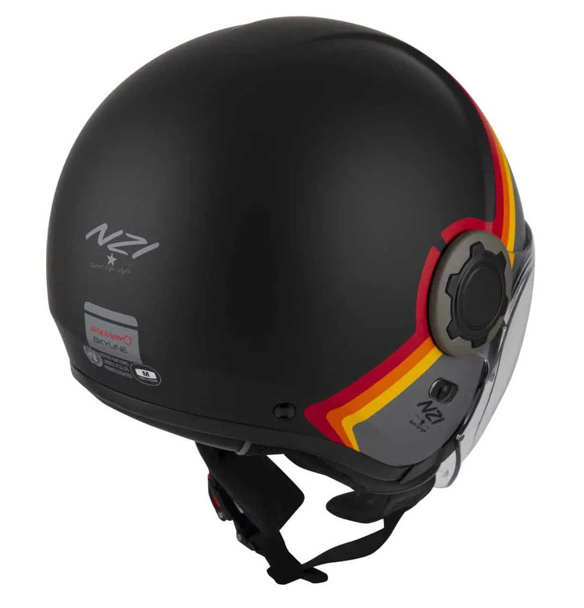 Casco NZI Ringway duo Skyline Black Antracite Matt, vista 3