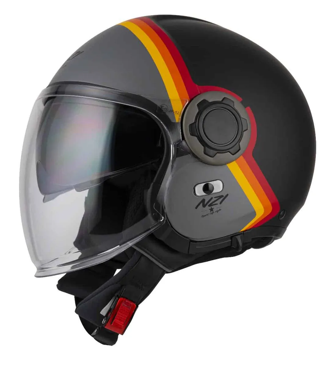 Casco NZI Ringway duo Skyline Black Antracite Matt, vista 6
