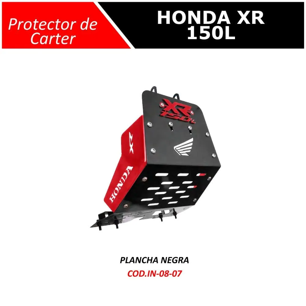 Protector de Carter Honda XR 150L, vista 2