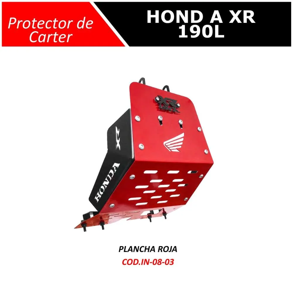 Protector de Carter Honda XR 190L, vista 3