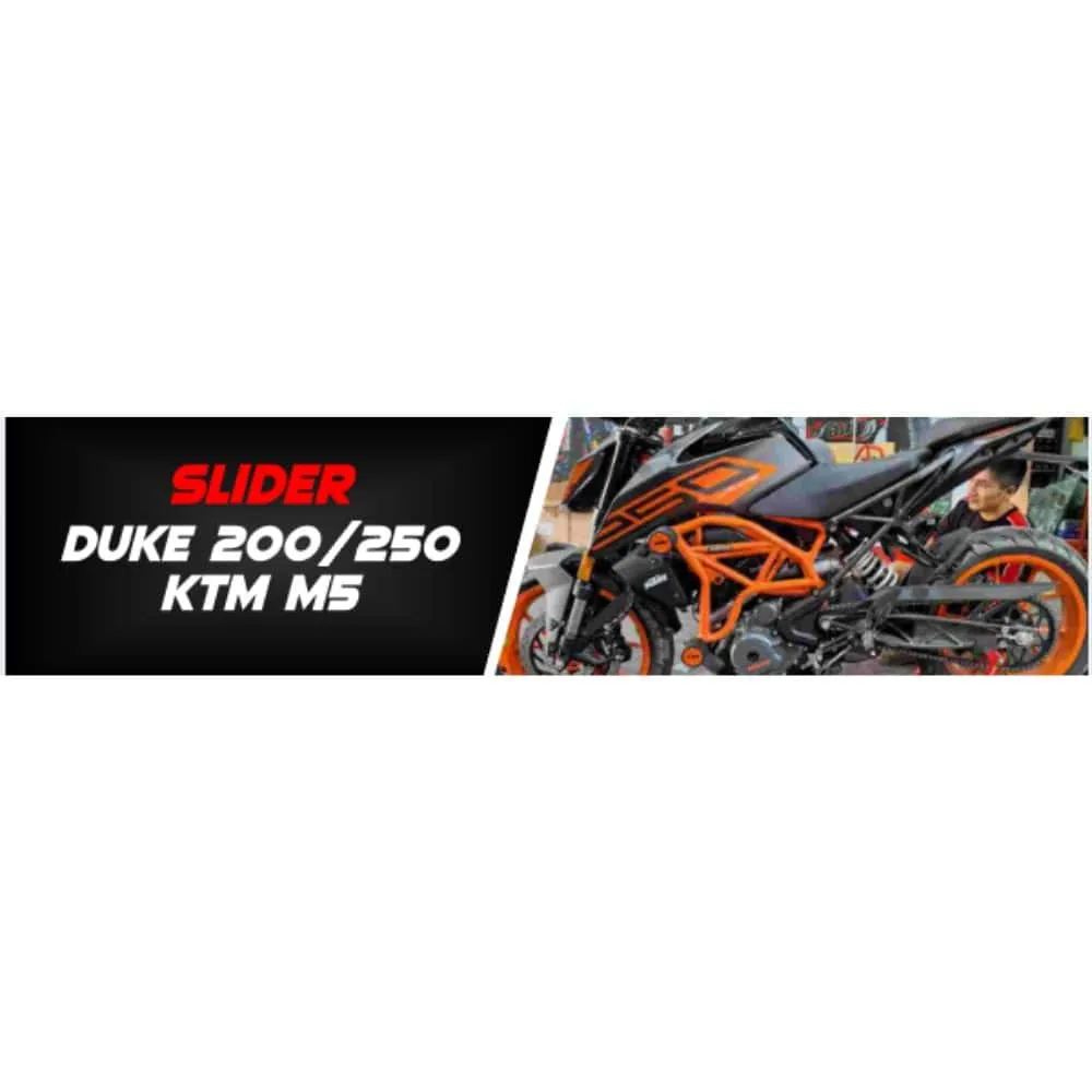 Slider DUKE 200/250 KTM M5, vista 3