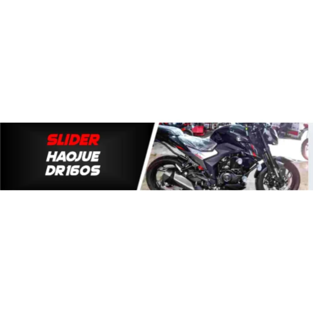 Slider Haojue DR160S, vista 2