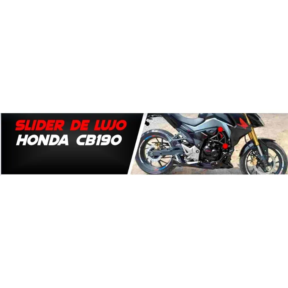 Slider Honda de Lujo CB190, vista 2