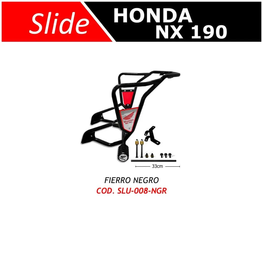Slider Honda NX 190 Lujo, vista 2