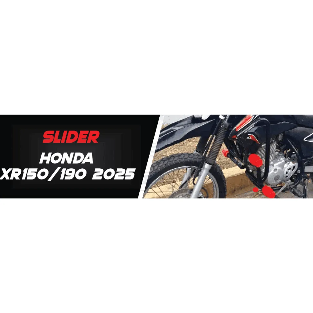 Slider Honda XR150/190 2025, vista 2