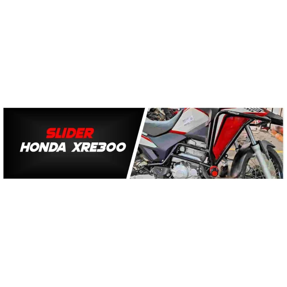 Slider Honda XRE300, vista 2