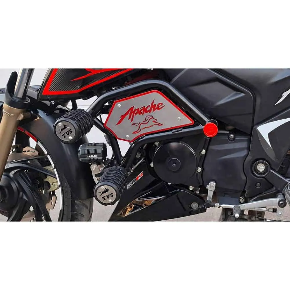 Slider TVS Apache 200 RTR Lujo, vista 2
