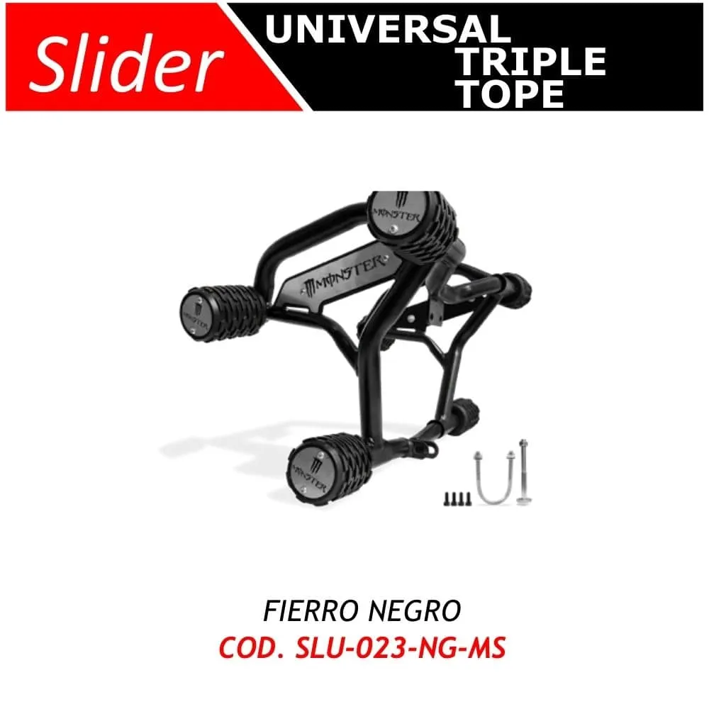 Slider Universal Triple Tope Lujo, vista 3