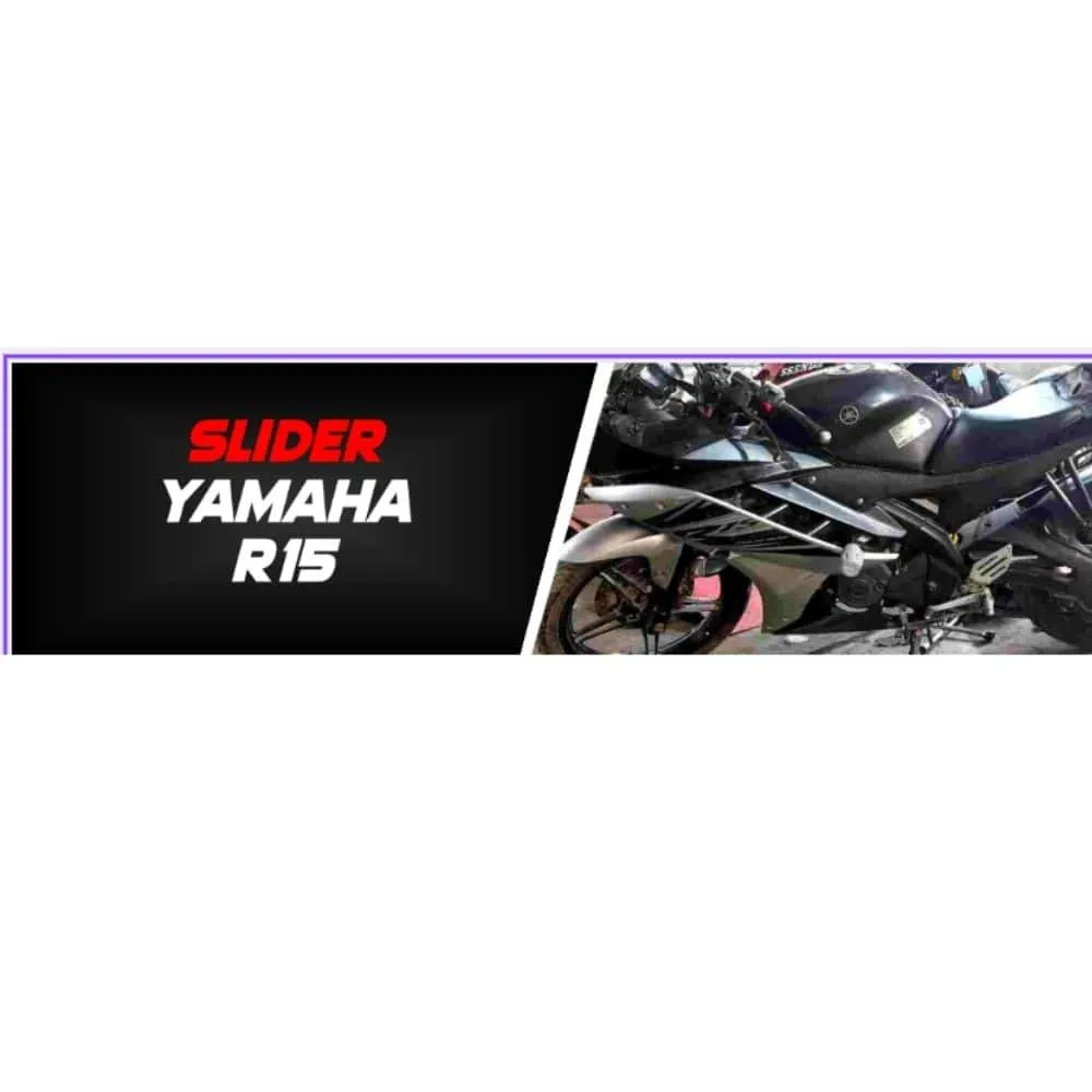 Slider Yamaha R15, vista 2