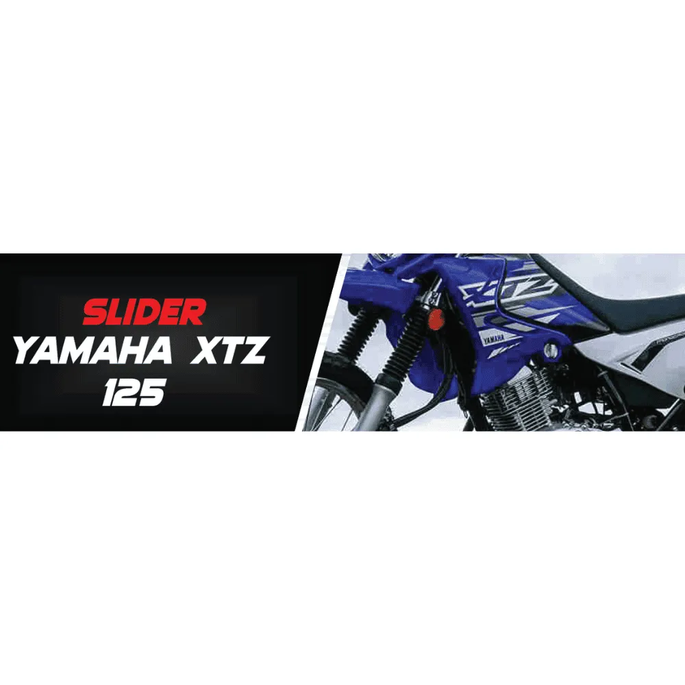 Slider Yamaha XTZ 125, vista 2