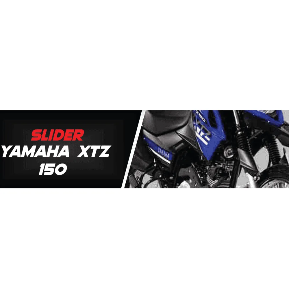 Slider Yamaha XTZ 150, vista 2