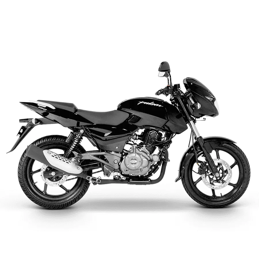 Bajaj Pulsar 180 Neon color negro, vista 2