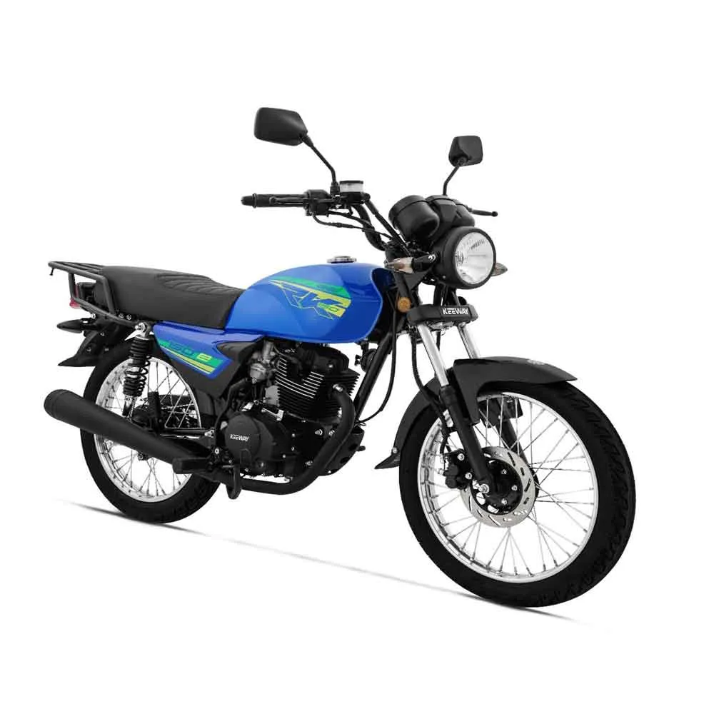 Keeway RK150E color azul, vista 2